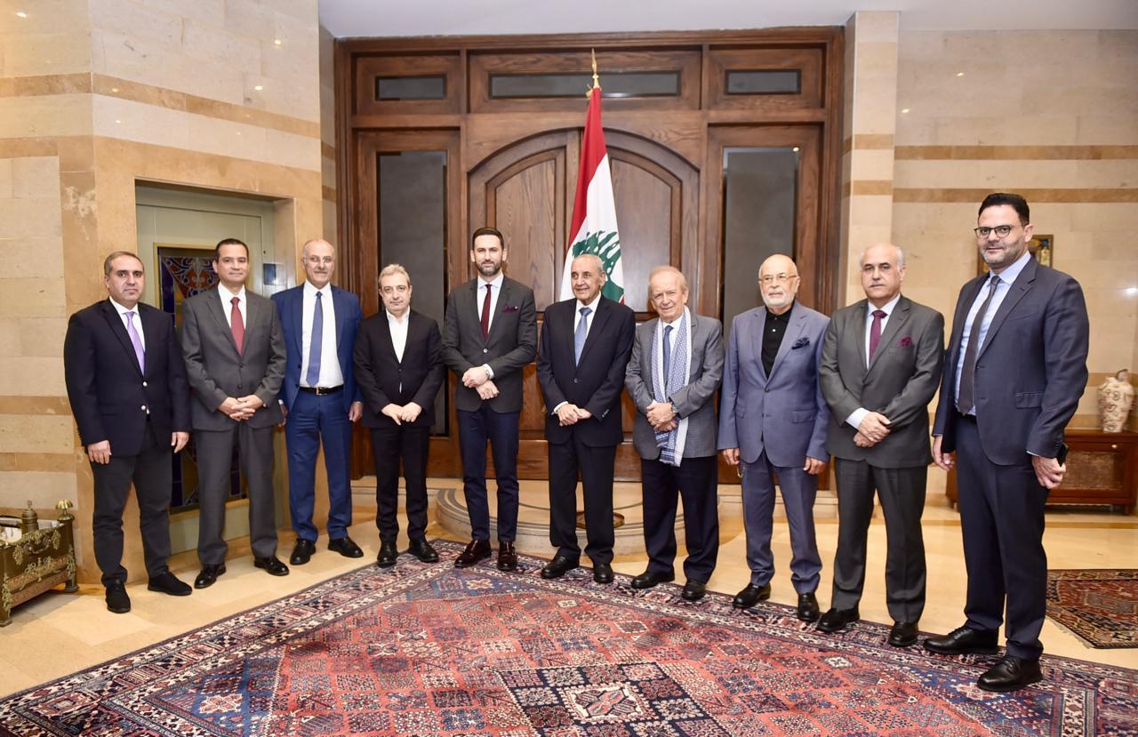 بري يستقبل "اللقاء الديمقراطي" ووزير الطاقة