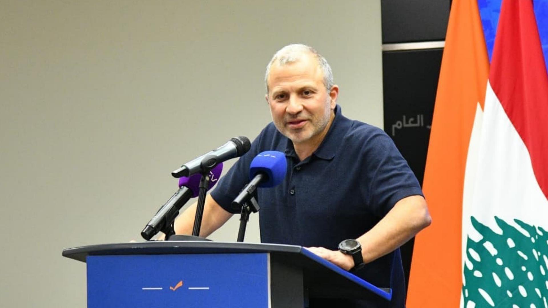 جبران باسيل: الحكومة فقدت هيبتها.. سلّمتم إسرائيل السيادة والأرض والقرار