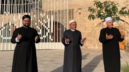 صلاة مشتركة في المختارة على نية الخلاص من جائحة كورونا