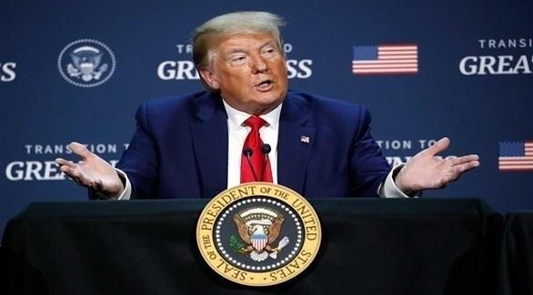  الرئيس الأمريكي دونالد ترامب: الإرهابيون يحرقون وينهبون مدننا