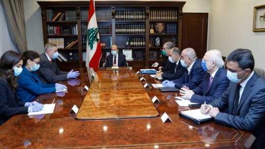 عون يبلغ كوبيش خطورة الخروق الاسرائيلية ويطلب الدعم في مواجهة الوضعين الاقتصادي والصحي ومأساة النازحين