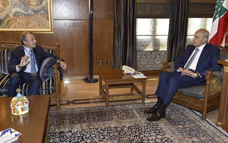باسيل في عين التينة عشية اجتماع بعبداوالخلوي الى كنف الدولة رغم كورونا صفر اصابات...لبنان في خطر والتعبئة حتى 24 ايار لبنان لالمانيا: حزب الله اساسي.. وواشنطن: يعرض شعب لبنان للخطر