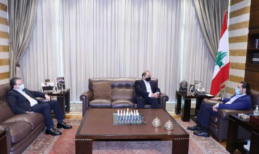 الرئيس سعد الحريري عرض الاوضاع مع الشامسي والتقى الحجيري والطبش وشقير