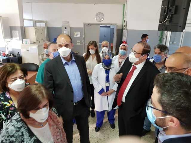 وزيرا الصحة والاتصالات في جولة تفقدية شمالا.. حسن: المستشفيات الحكومية اصبحت قادرة على مواجهة وباء كورونا