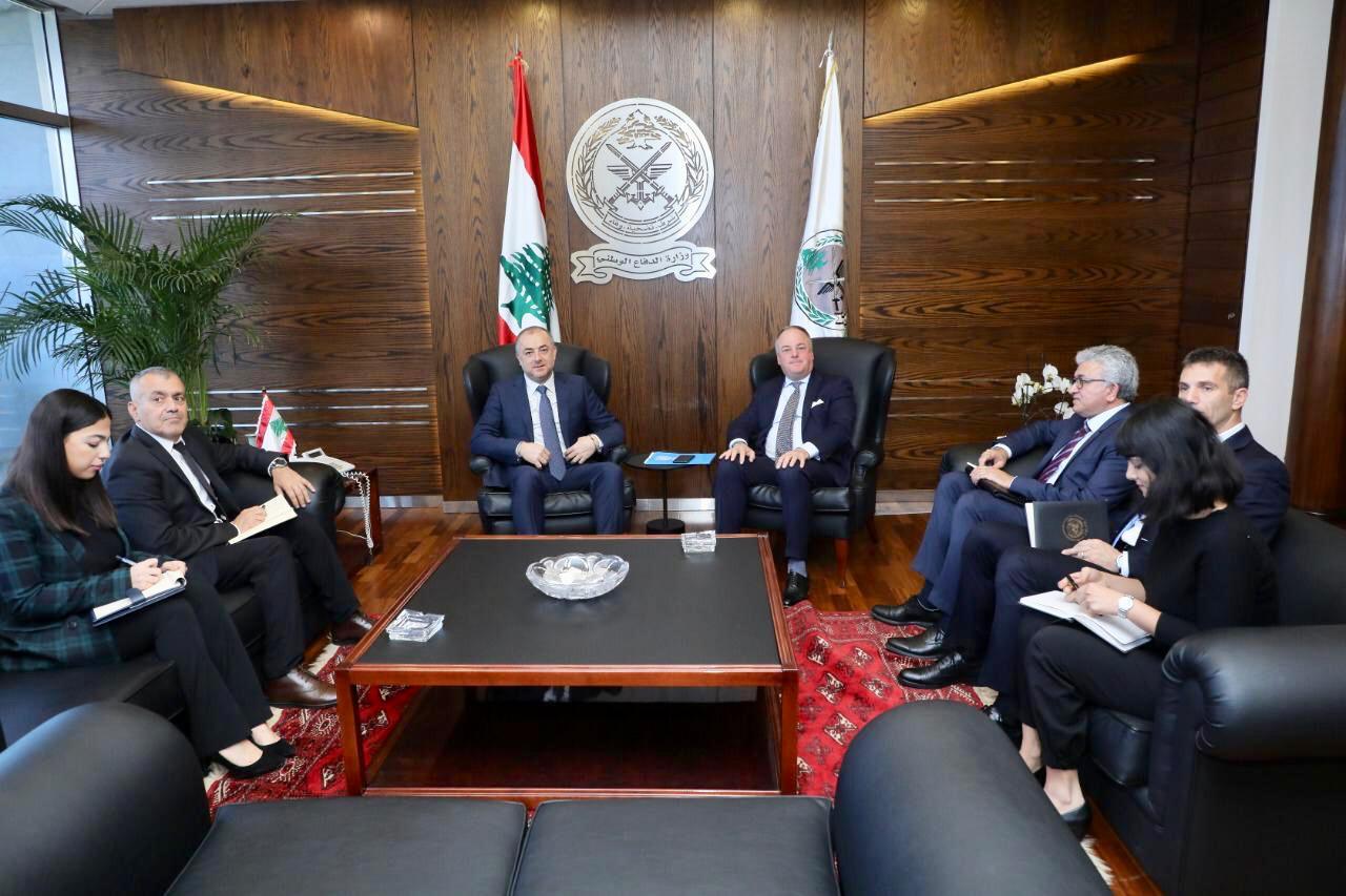 بو صعب استقبل ديل كول واكد موقف لبنان لجهة ضرورة التحقيق في اسباب خرق الباخرة اليونانية للمياه الاقليمية