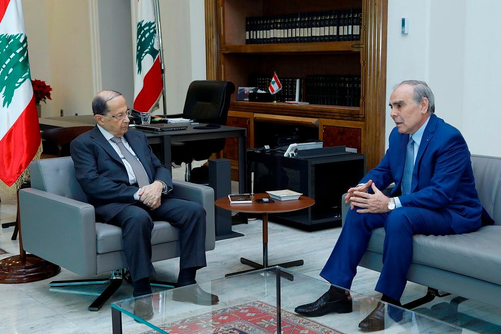 الرئيس عون عرض مع الداود ورحمة وبقرادوني التطورات