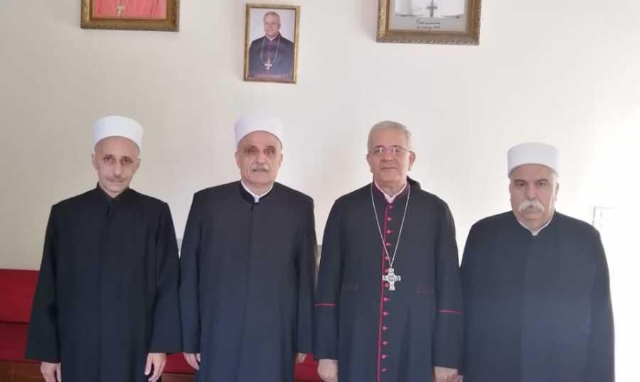 وفد من مشايخ الدروز زار مطرانية بيت الدين: للاهتمام بوضع الجبل