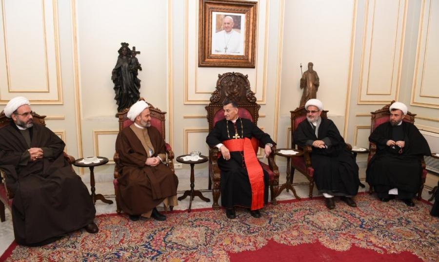 الراعي يستقبل بطريرك الارمــــن الكاثوليك والفرزلي وفد حزب الله: مع حكومة كفية واختصاصيين نظيفي الكف