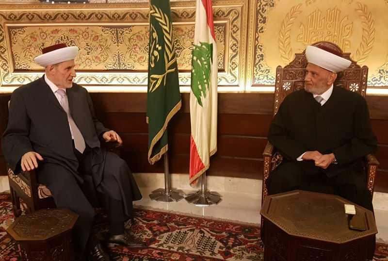 الشعار بعد لقائه دريان: تمنيت عليه قبول اعتذاري من مهام إفتاء طرابلس
