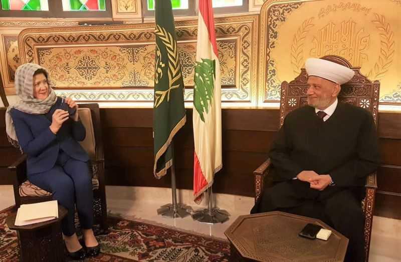 مفتي الجمهورية يلتقي شيا وصليبا