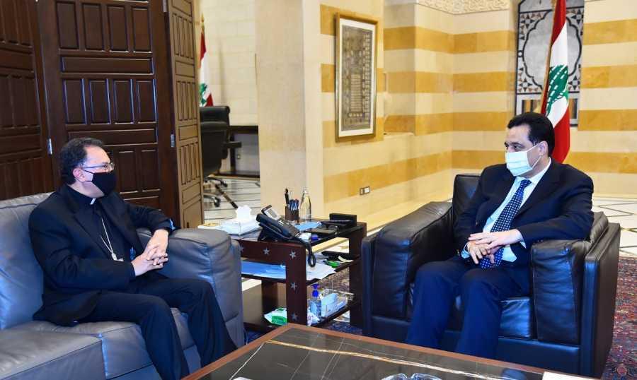 السفير البابوي التقى دياب والأخيرعرض لمشاكل "اللبنانية" مع المجذوب وايوب