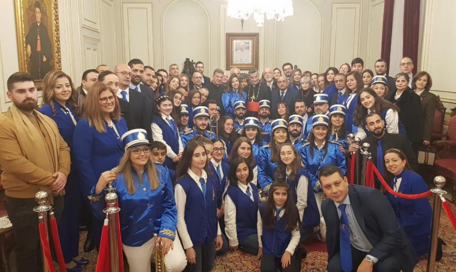 البطريرك الراعي مرحّباً بوفد وقفيّة سيّدة العناية، أدونيس جبيل: عملُكــم الروحــــي لا يُضـــاهى