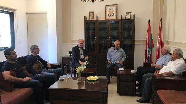 النائب أسامة سعد استقبل وفدا من منظمة العمل