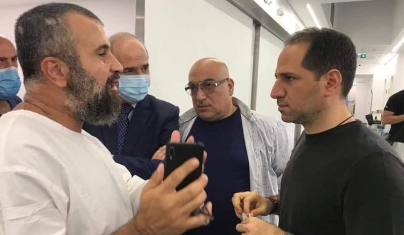رئيس حزب الكتائب اللبنانية عاد الحركة في مستشفى اوتيل ديو
