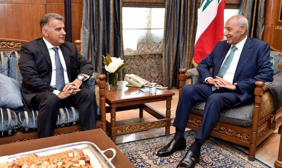 بري عرض مع زواره للمستجدات أمنيا وسياسيا