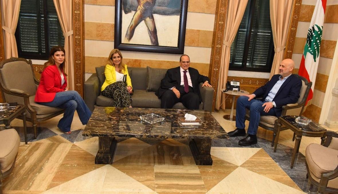 زيارة شكر من المنتج صادق الصبّاح لوزير الداخلية بسام المولوي