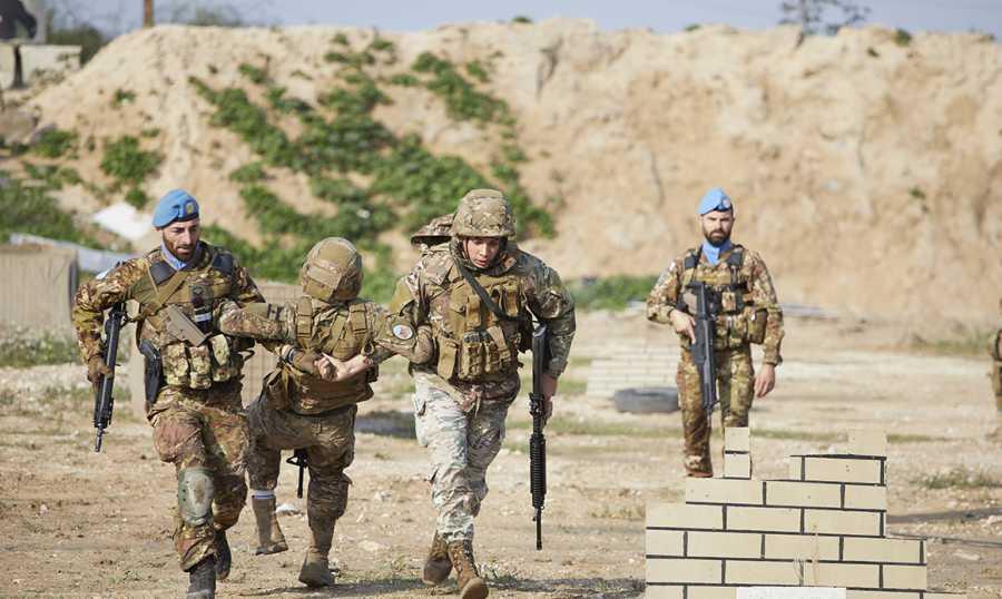 تدريب مشترك بين اليونيفيل والجيش اللبناني في ابل السقي