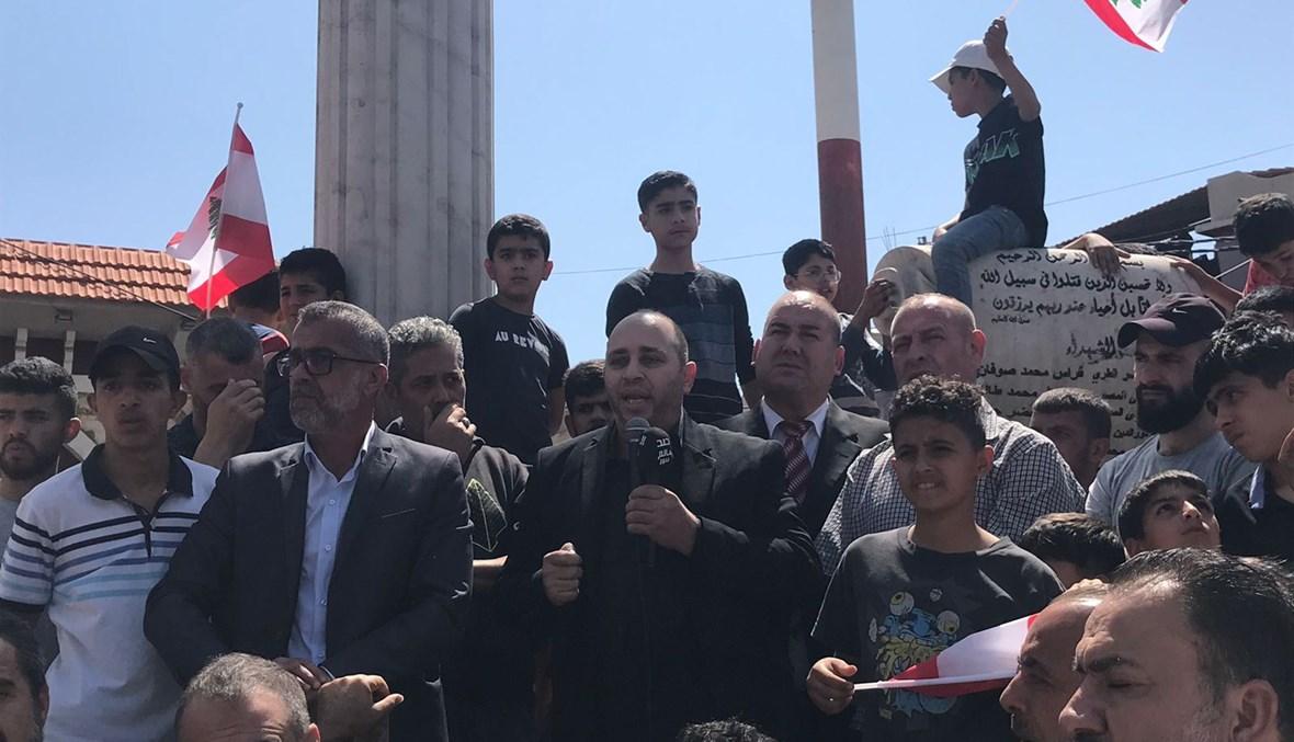 بالصور- وقفة احتجاجية في ببنين العكارية