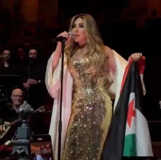 نجوى كرم تتصدر الترند: سقوط على المسرح ورفع العلم السوري يشعلان الجدل