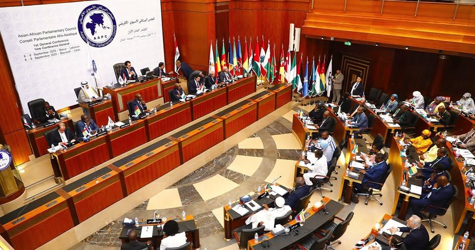 المؤتمر العام الأول للبرلمان الآسيوي - الافريقي يختتم أعماله بـ"إعلان بيروت": محطة تاريخية في مسار التعاون من أجل مستقبل أكثر عدالة وأمنا وازدهارا