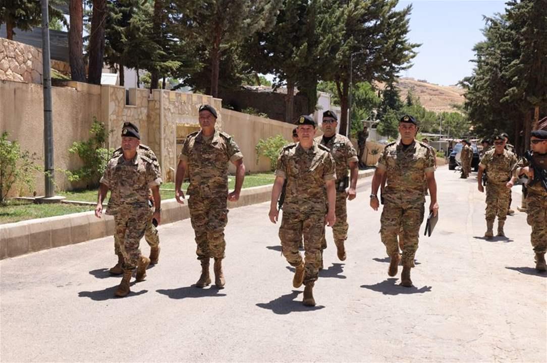 قائد الجيش اللبناني العماد رودولف هيكل من بعلبك: أولويتنا الحفاظ على الاستقرار الداخلي والاستعداد لأي تطورات