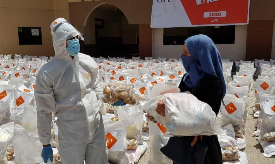 اتحاد الجمعيات الإغاثية في لبنان وزع مساعدات في الجومة