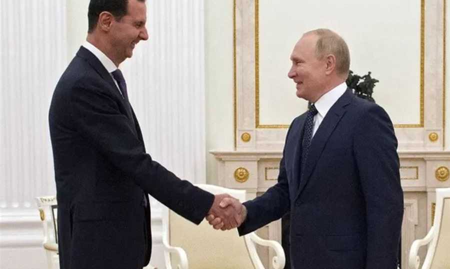 اللقاء بين بوتين والأسد استمر ثلاث ساعات.. وهذا شرط الرئيس السوري للقاء إردوغان