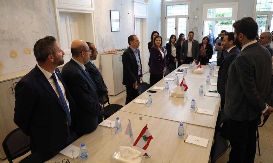 رئيس حزب "الكتائب اللبنانيّة" النائب سامي الجميّل من مقر "الكتلة الوطنيّة": لانتخاب رئيس سيادي اصلاحي