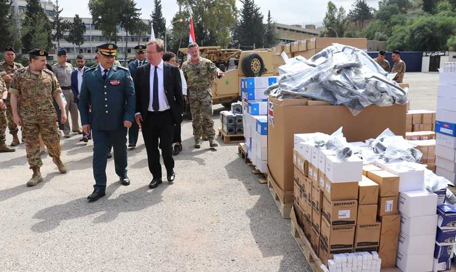 هبة بريطانية إلى الجيش اللبناني لتعزيز قدرة أفواج الحدود البرية