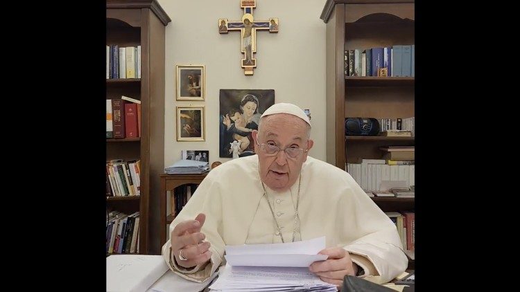 البابا فرنسيس يوجه رسالة فيديو إلى مؤمني مدينة روساريو الأرجنتينية
