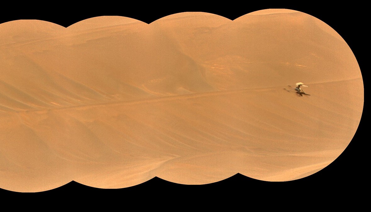 مروحية "إنجينويتي" الموجودة على المريخ تبعث برسالتها الأخيرة