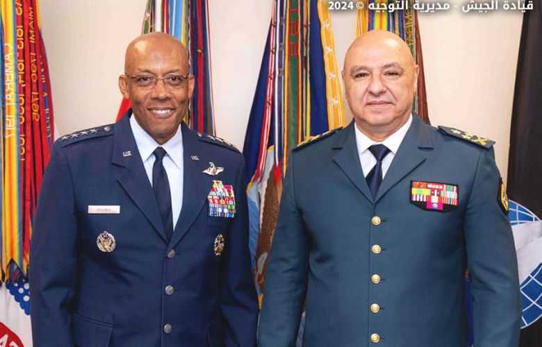 لقاءات قائد الجيش خلال زيارته إلى الولايات المتحدة الأميركية