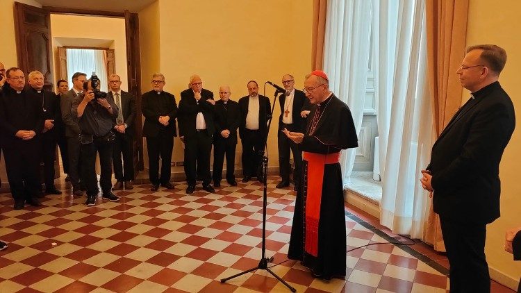 الكاردينال بارولين يفتتح المقر الجديد لاتحاد مجالس أساقفة أوروبا في روما