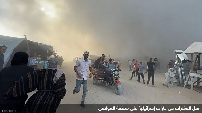 مصر عن قصف المواصي: جرائم لن تسقط بالتقادم