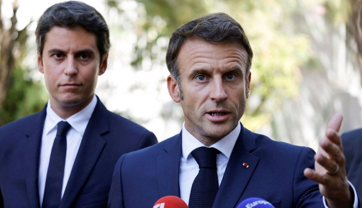 ماكرون يقبل استقالة الحكومة الفرنسية