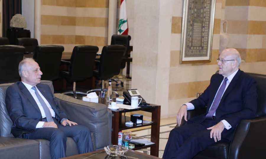 ميقاتي يثمّن دعم العراق الكامل للبنان ويطلع من بوحبيب على نتائج زيارته لواشنطن