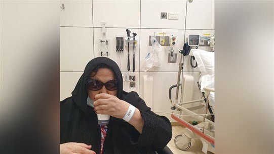 سميرة توفيق تخضع لفحص كورونا وتطلّ بصور من المستشفى